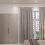 Lemari Custom Beige Muda Kontemporer - Furniture Semarang
