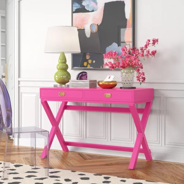 Dextro Meja Belajar Minimalis Cat Duco Modern