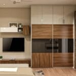 Lemari Pintu Geser Modern Custom Semarang Minimalis