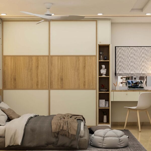 Lemari Pintu Geser Klasik Custom Furniture Interior Semarang
