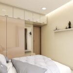 Lemari 2 Pintu Custom Kontemporer - Ahli Interior Furniture Semarang