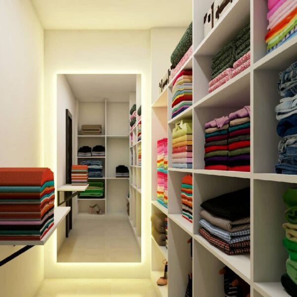 Lemari Walk-In Modern Semarang - Desain Custom Interior