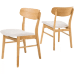 Barros Solid Wood Side Chair Set of 2