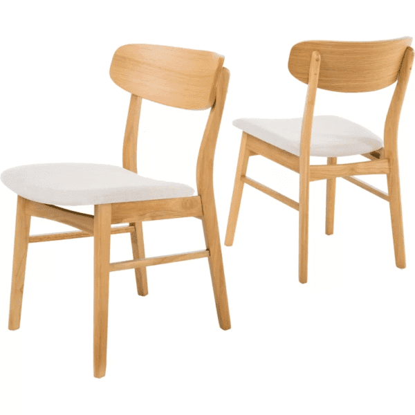 Barros Solid Wood Side Chair Set of 2