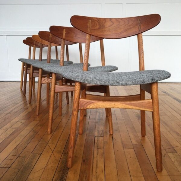Set of 6 CH 30 dining chairs by Hans Wegner for Carl Hansen Son 1950s   58760