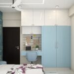 Lemari Custom 2 Pintu Modern Semarang | Unit Belajar Minimalis