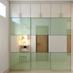 Lemari Pintu Geser Modern Finishing Glossy - Interior Semarang