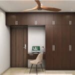 Desain Lemari Ayun Kontemporer dengan Sentuhan Kayu