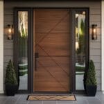 Desain Pintu Ayun Tunggal Matte Finish Modern