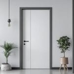 Desain Pintu Ganda Ayun Minimal dengan Selesai Matte