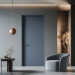 Desain Pintu Ayun Matte Finish Kontemporer untuk Pintu Kamar Tidur