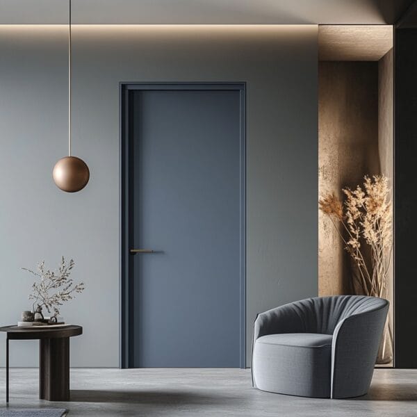 Desain Pintu Ayun Matte Finish Kontemporer untuk Pintu Kamar Tidur