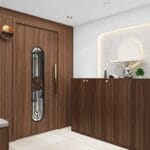 Pintu Modern Matte-Finish untuk Pintu Masuk Utama