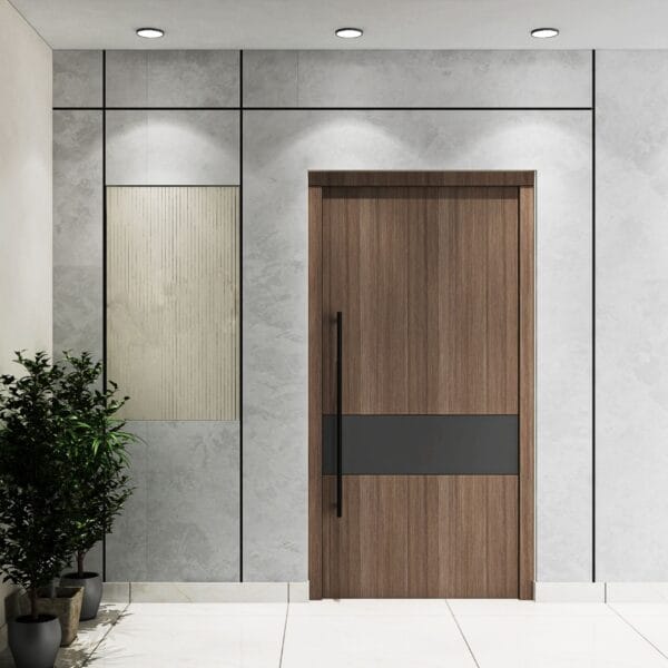 Desain Pintu Tunggal Ayun Matte Finish Modern