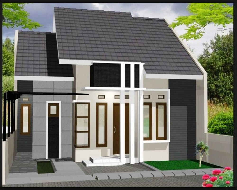 desain atap rumah minimalis 4