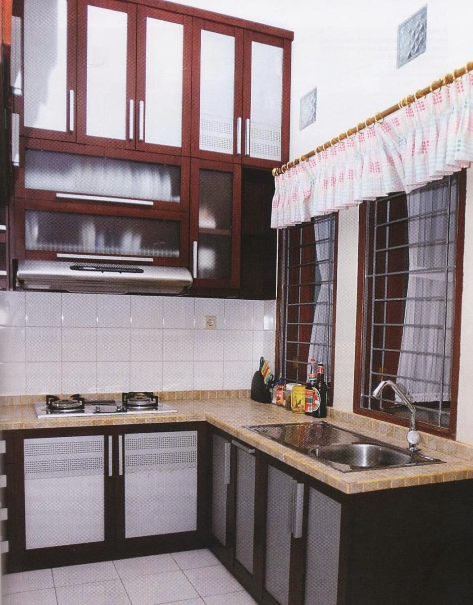 desain interior dapur mungil minimalis