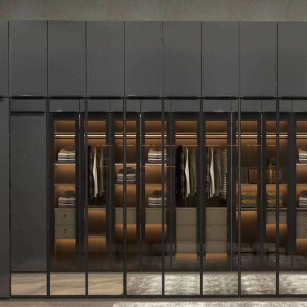Desain Lemari Ayun 10 Pintu Kontemporer