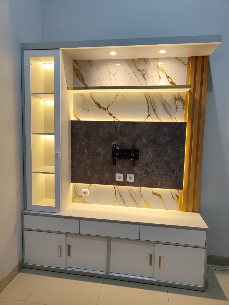 lemari tv jasa interior semarang