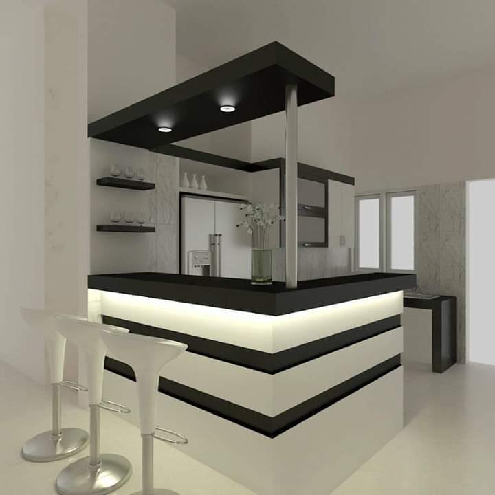 meja bar dapur