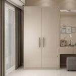 Lemari 2 Pintu Modern Cermin - Furniture Custom Interior Semarang