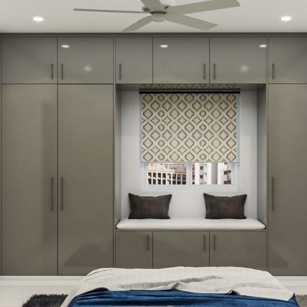 Lemari Ayun 3 Pintu Modern Abu-abu Dove: Desain & Kualitas Premium