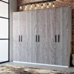 Desain Lemari Ayun 6 Pintu Tradisional India