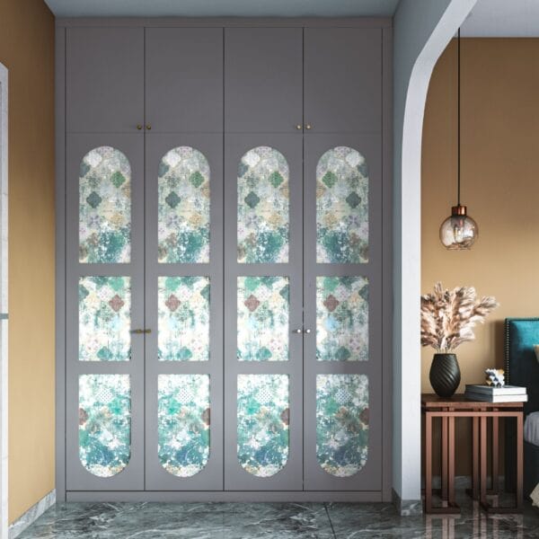 Desain Lemari Pakaian Ayun 4 Pintu Kontemporer
