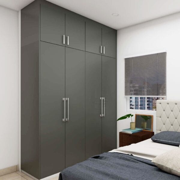 Lemari Ayun 4 Pintu Modern Abu-abu Gotik: Desain & Kualitas Terbaik